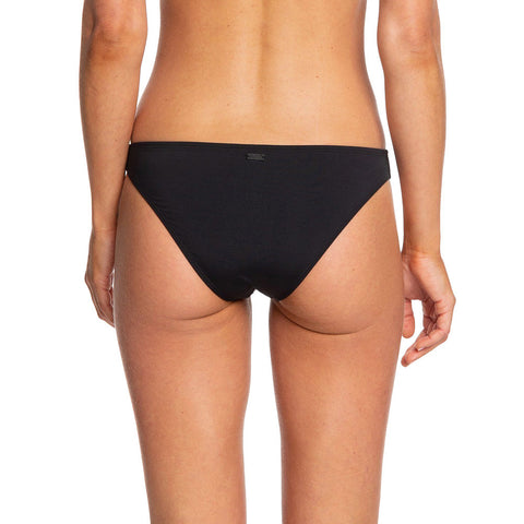 Roxy Beach Classics Moderate Bikini Bottom - True Black