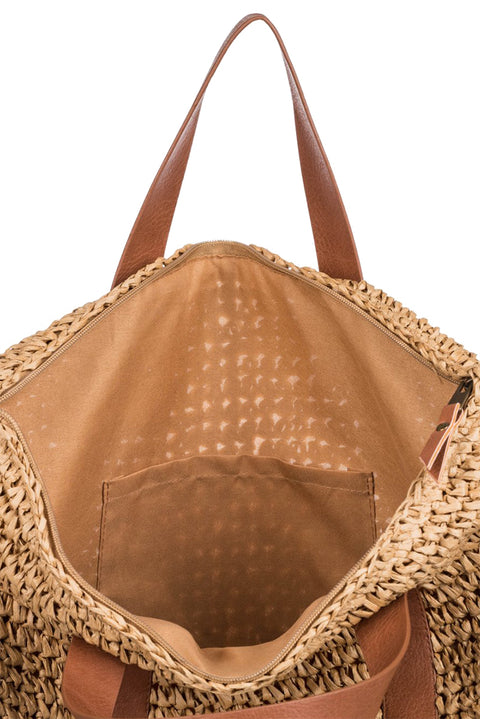 Roxy Beach Lover Bag - Natural - Inside