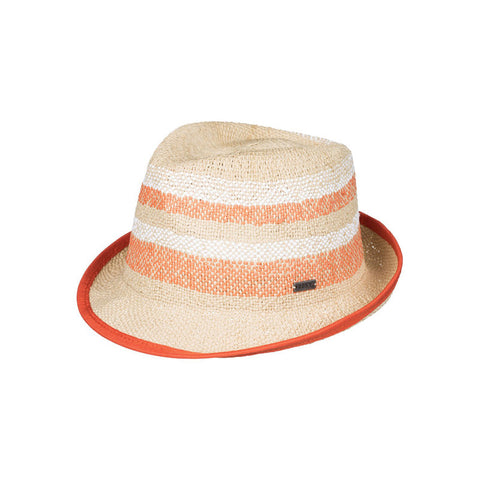 Roxy Big Swell Stripe Straw Fedora - Lark