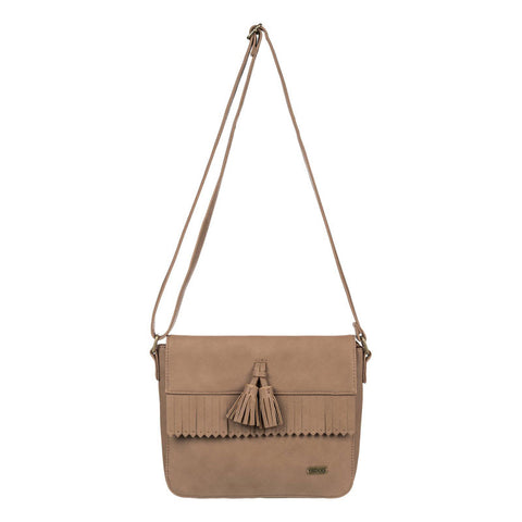 Roxy Botanic Quilts Small Cross Body Bag - Brown
