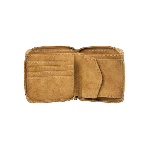 Roxy Carry A Heart Zip Around Wallet - Camel