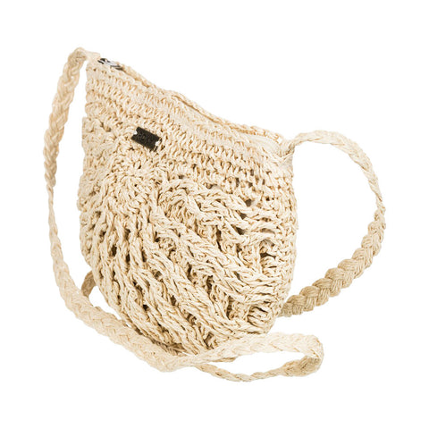 Roxy Chips and Guacamole Small Crossbody Bag - Natural