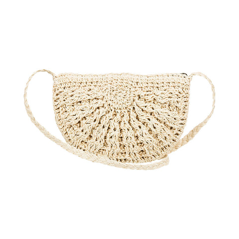 Roxy Chips and Guacamole Small Crossbody Bag - Natural