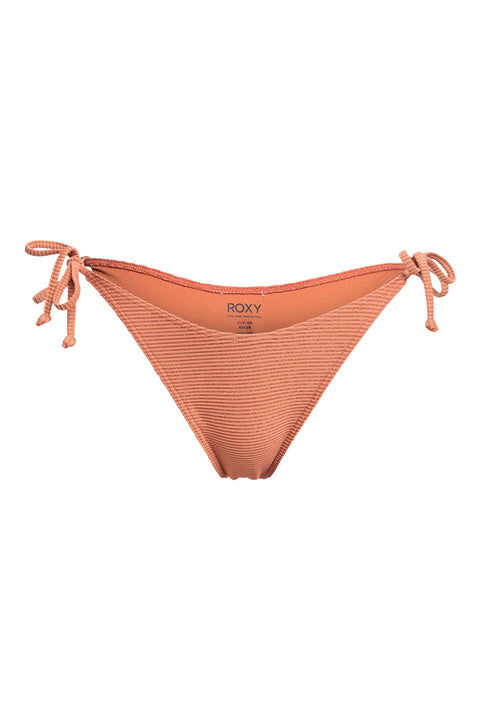 Roxy Coconut Crew Cheeky Bikini Bottoms - Cedar Wood - No Model