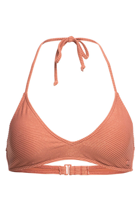 Roxy Coconut Crew Triangle Bikini Top - Cedar Wood - No Model