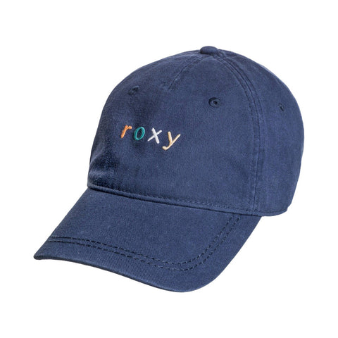 Roxy Dear Believer Color Logo Baseball Hat - Mood Indigo