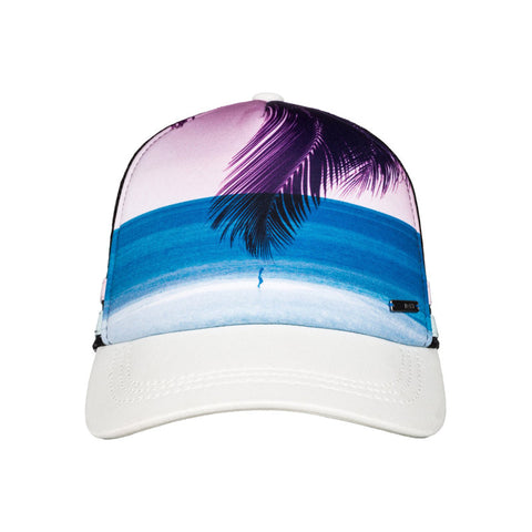 Roxy Dig This Paradise Flag Trucker Hat - Anthracite
