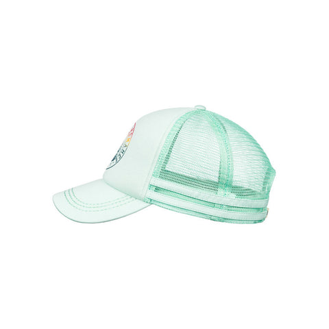 Roxy Dig This Paradise Flag Trucker Hat - Pastel Turquoise