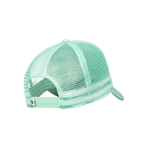 Roxy Dig This Paradise Flag Trucker Hat - Pastel Turquoise