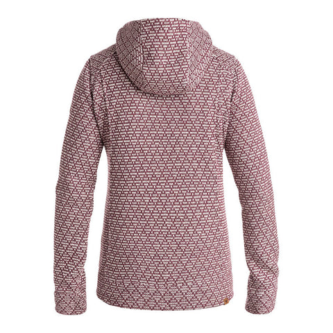 Roxy Doe Zip Hoodie - Rhododendron