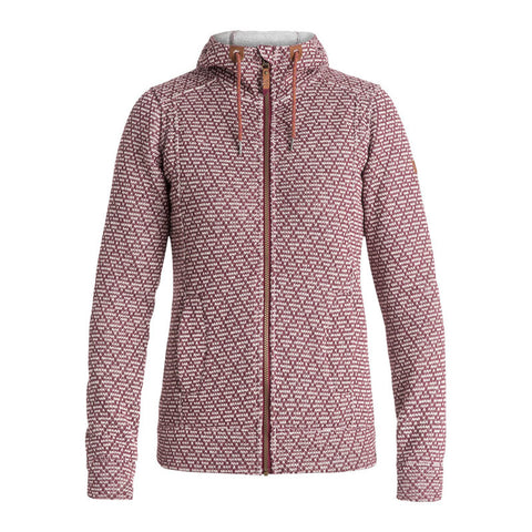 Roxy Doe Zip Hoodie - Rhododendron