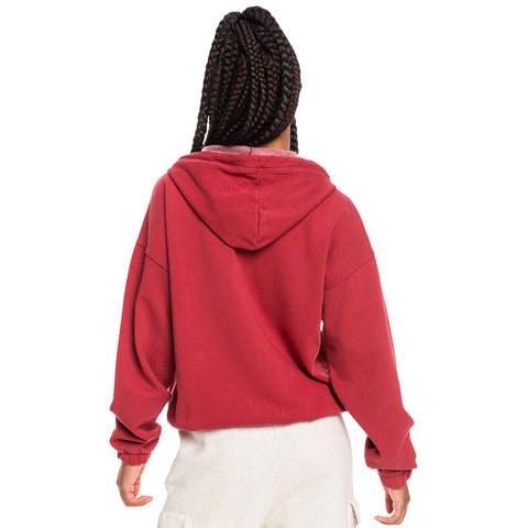 Roxy Down The Line Hoodie - Tibetan Red