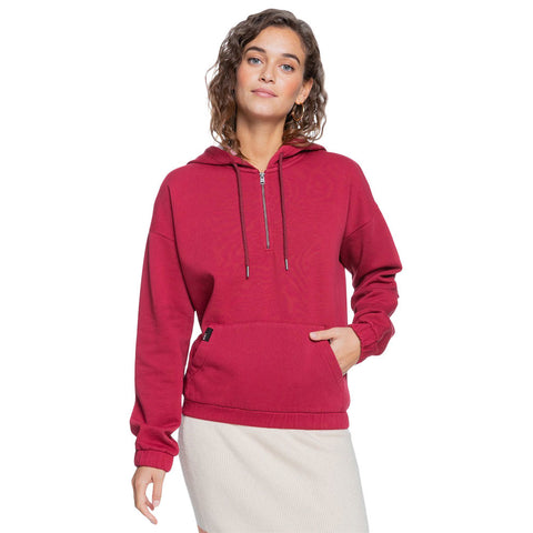 Roxy Down The Line Hoodie - Tibetan Red
