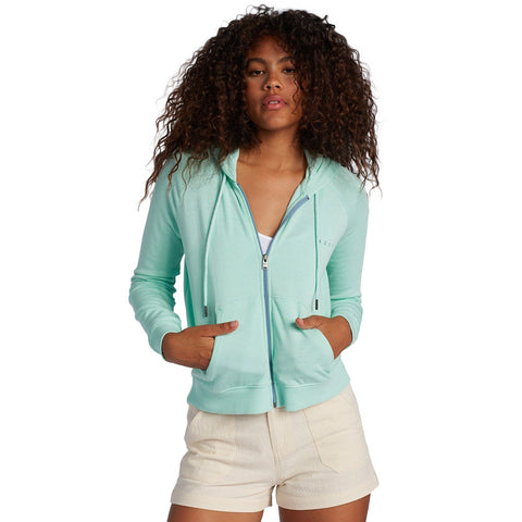 Roxy Easy Evening B Zip Hoodie -Brook Green