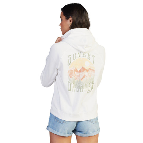 Roxy Easy Evening Hoodie - Snow White