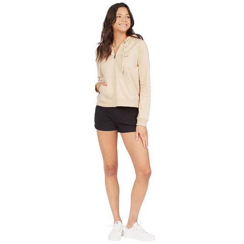 Roxy Easy Evening Zip Hoodie - Tapioca
