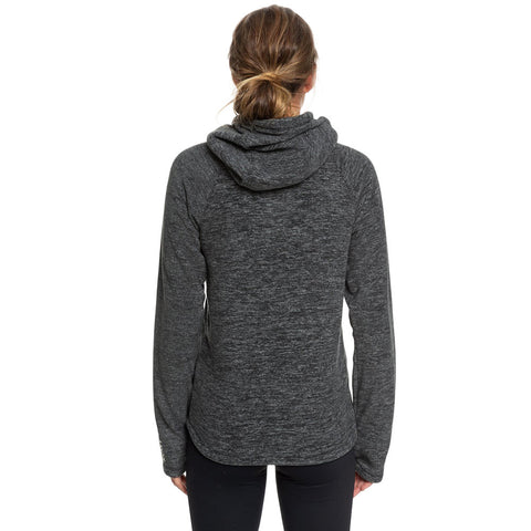 Roxy Electric Feeling 4 Zip Hoodie - Charcoal Heather