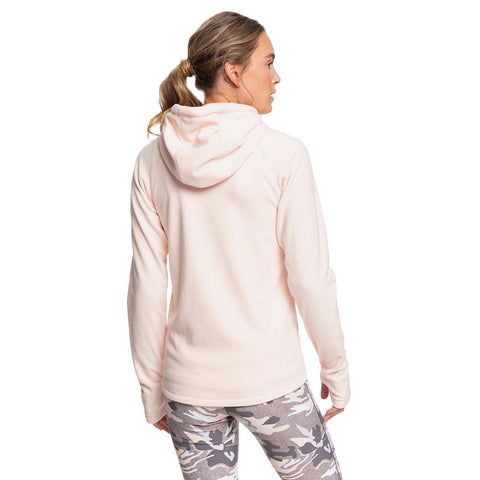 Roxy Electric Feeling Zip Up Hoodie - Peach Blush