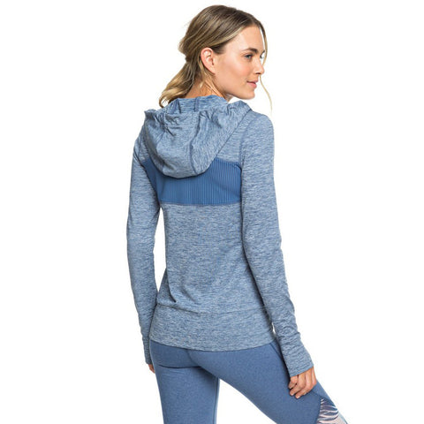 Roxy Every Little Things Zip-Up Sports Hoodie - True Navy