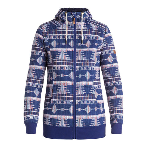 Roxy Frost Printed Zip Hoodie - Akiya Print