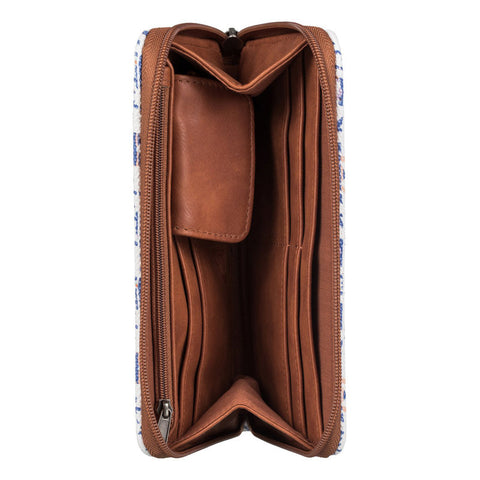 Roxy Get Away Too Zip Wallet - Camel