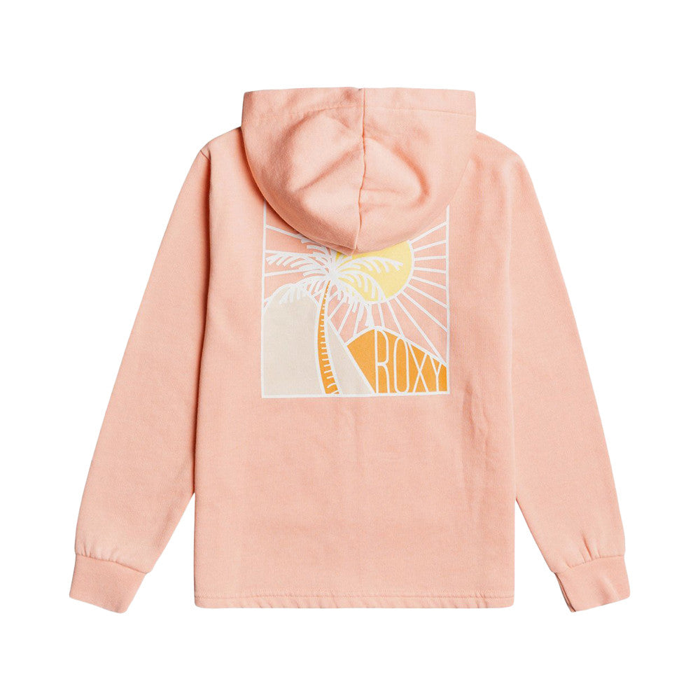 Roxy Girls 4-16 What I Got B Hoodie - Peach Pearl | Moment Surf Company