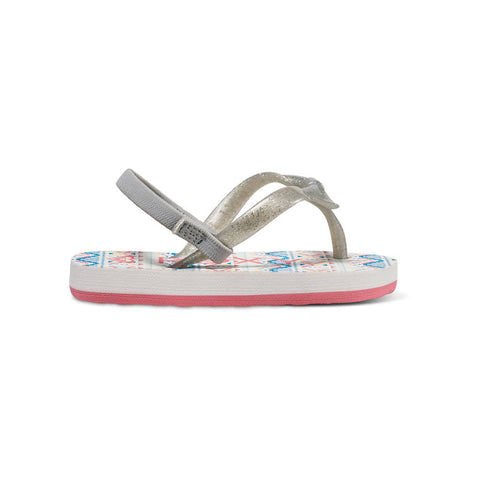 Roxy Girls Fifi Sandal - White / Silver
