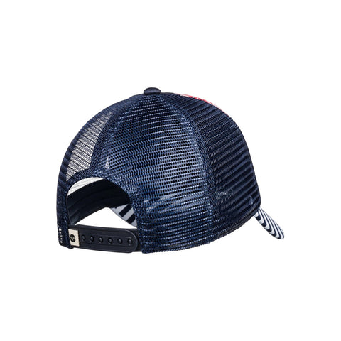 Roxy Girls Honey Coconut Trucker Hat - Mood Indigo Sunset Boogie
