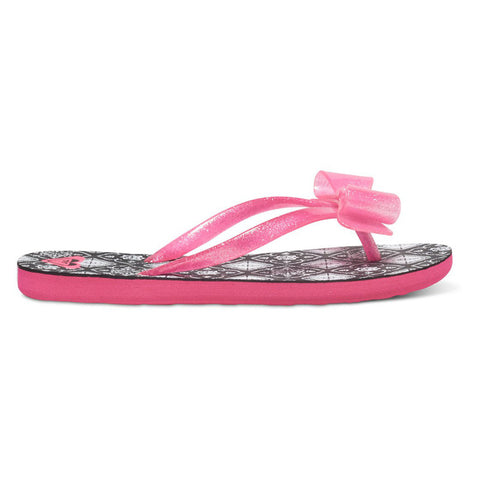 Roxy Girls Lulu Flip Flop - Black Graphic