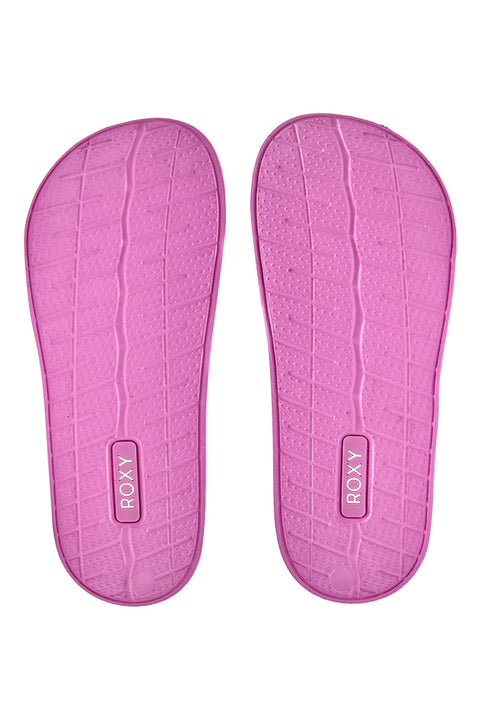 Roxy Girl's Slippy Water Friendly Sandal - Sweet Lavendar - Bottom