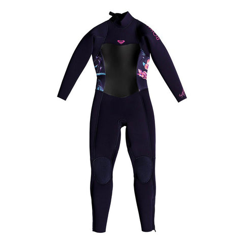 Roxy Girls Syncro 4/3 Back Zip Wetsuit - Blue Ribbon