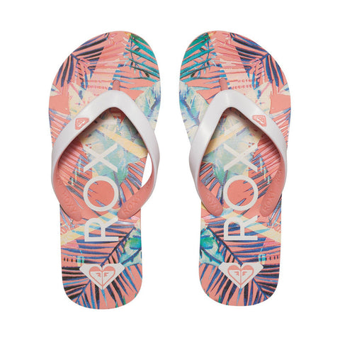 Roxy Girls Tahiti Flip Flop - Peach Parfait Sea