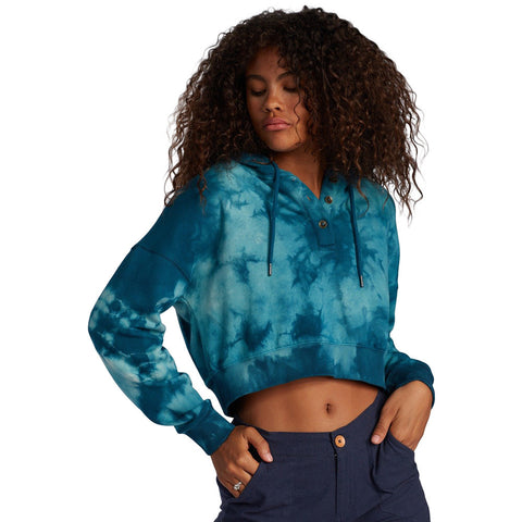 Roxy Girls Trip Buttoned Hoodie - Tapioca