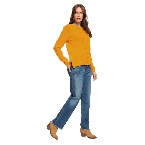 Roxy Glimpse Of Romance Sweater - Golden Glow