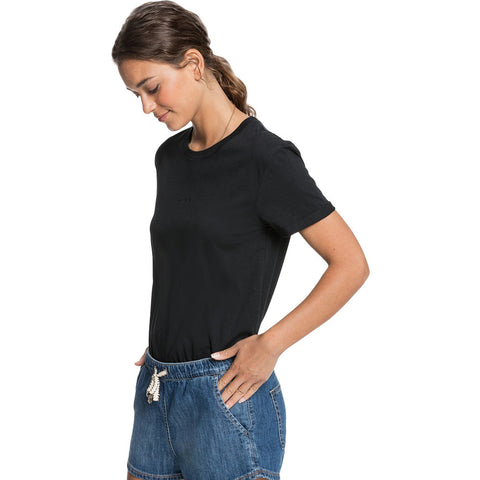 Roxy Go To The Beach Elasticized Denim Shorts - Medium Blue