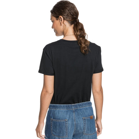 Roxy Go To The Beach Elasticized Denim Shorts - Medium Blue