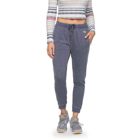 Roxy Groovy Song Begin Again Sweatpants - Dress Blues Heather