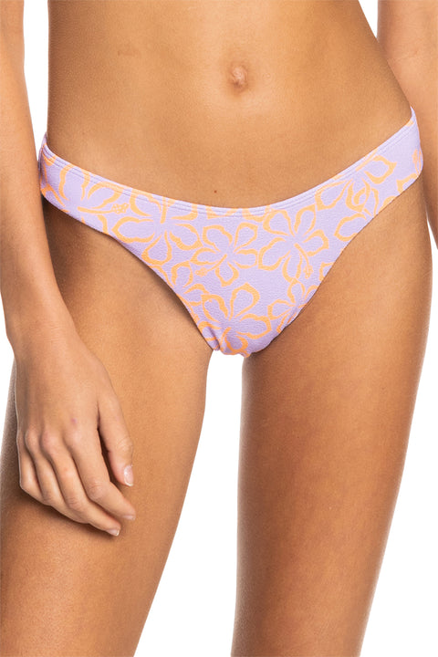 Roxy Hawaiian Heat High Leg Cheeky Bikini Bottoms - Mock Orange Hawaiianheat
