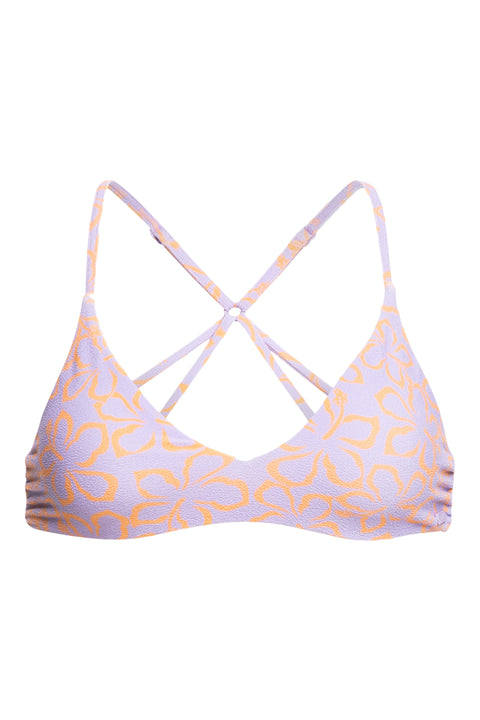 Roxy Hawaiian Heat Triangle Bikini Top - Mock Orange Hawaiianheat - No Model