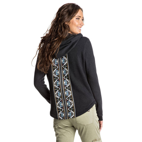 Roxy Hawser B Zip Hoodie - Anthracite