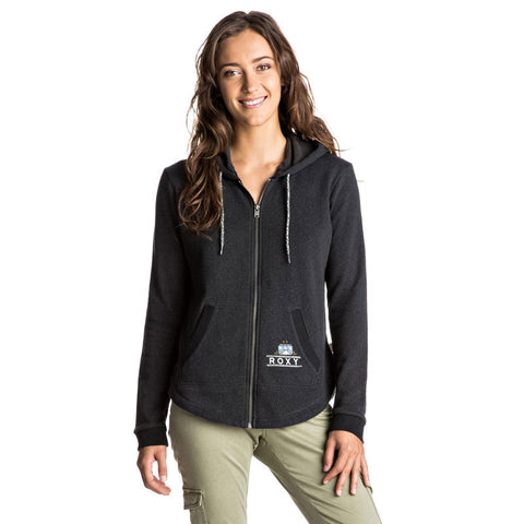 Roxy Hawser B Zip Hoodie - Anthracite