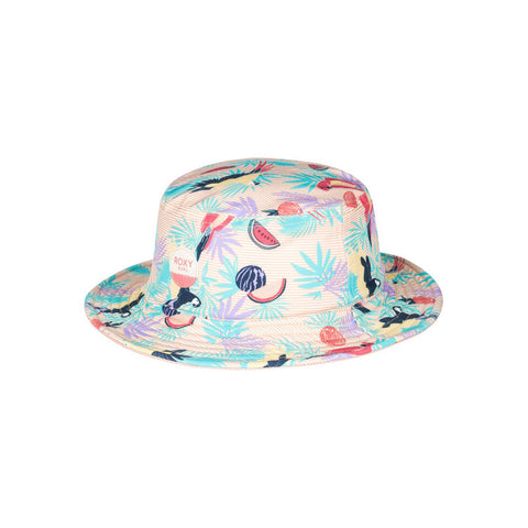 Roxy Hey Cuties Bucket Hat - Tropical Peach Parrots Island