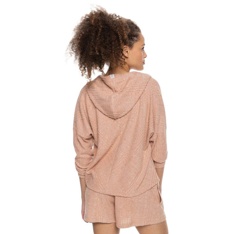 Roxy High Tide Hoodie - Toasted Nut Heather