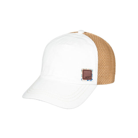 Roxy Incognito Straw Baseball Hat - Marshmallow