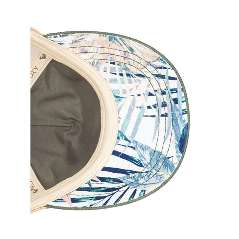 Roxy Incognito Straw Baseball Hat - Oil Green