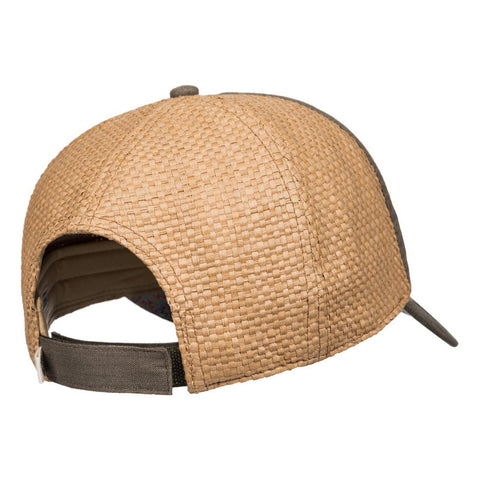 Roxy Incognito Straw Baseball Hat - Dark Midnight