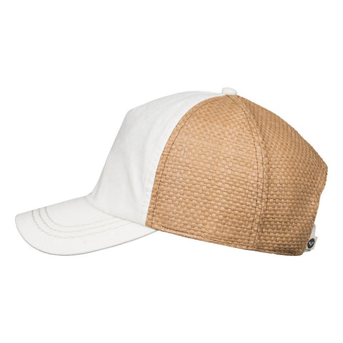 Roxy Incognito Straw Baseball Hat - Sea Spray
