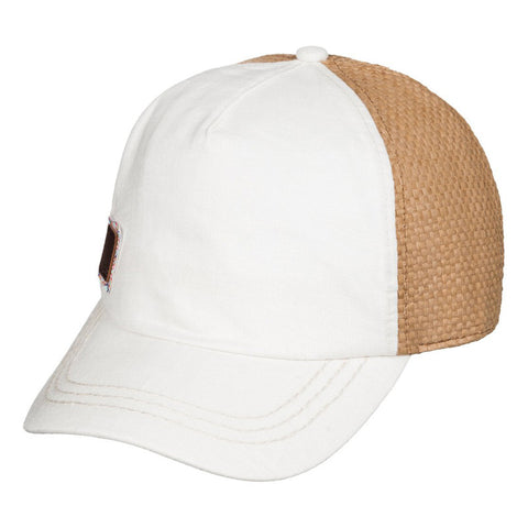 Roxy Incognito Straw Baseball Hat - Sea Spray