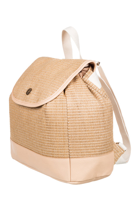 Roxy Island Key Beach Backpack - Natural - Side