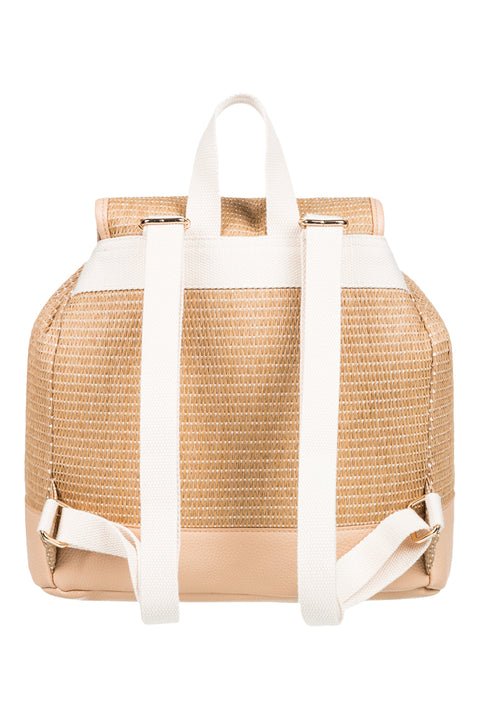 Roxy Island Key Beach Backpack - Natural - Back